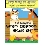The Complete Autism Classroom Visuals Kit - FARM THEME